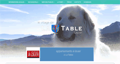 Desktop Screenshot of latable-savoie.com