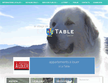 Tablet Screenshot of latable-savoie.com